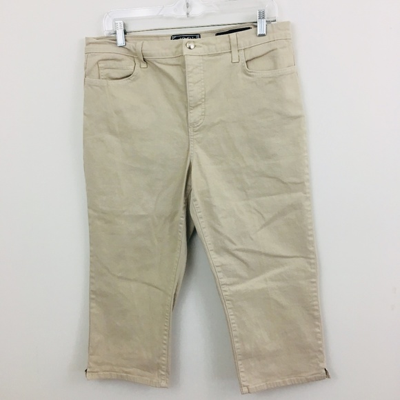NYDJ Pants - NYDJ Khaki Capri Pants 14